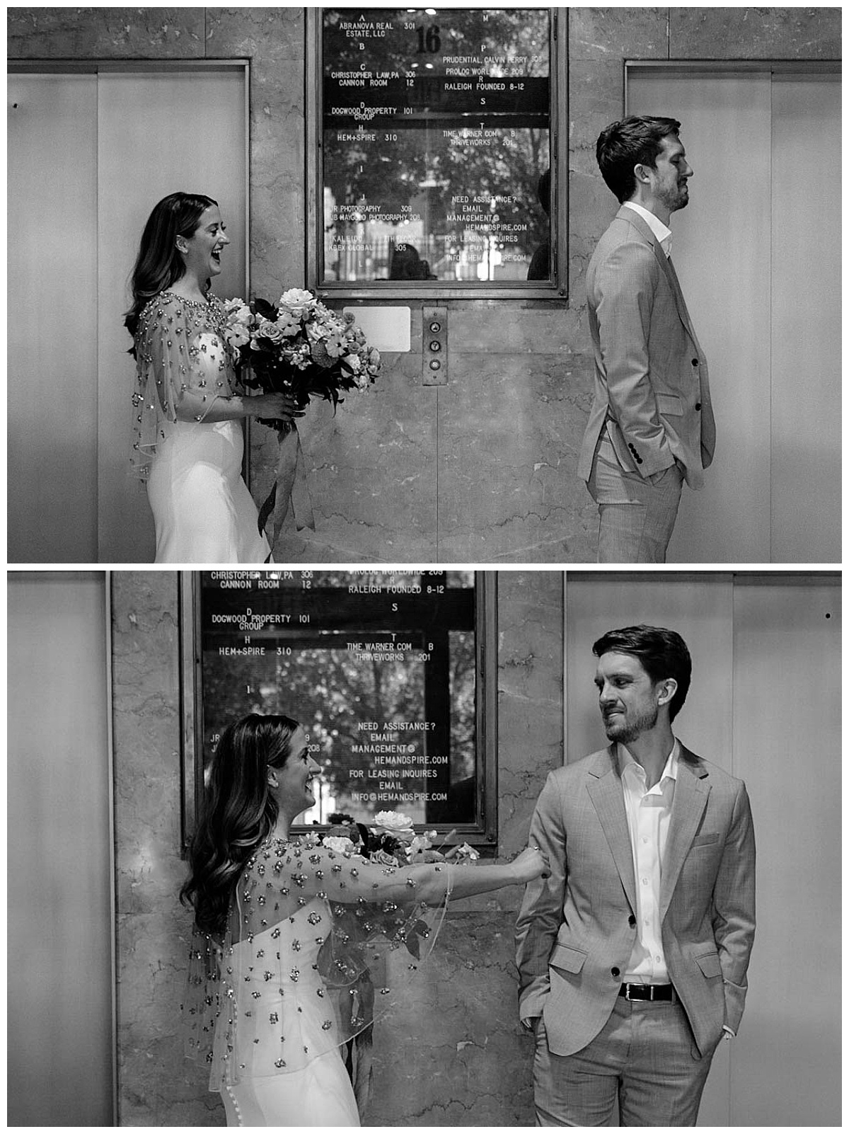 couple shares first look at elevators by The Hazel Club