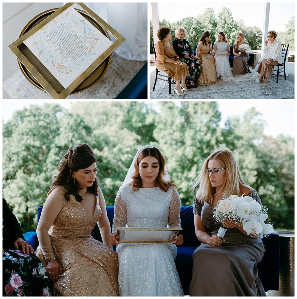 women sit together and look over document by The Hazel Club